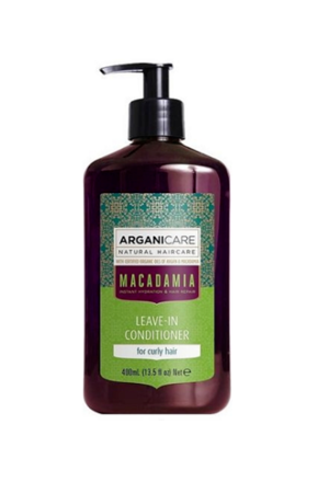 ARGANICARE  Macadamia leave in conditioner curly hair 400ml, EAN 7290104367274