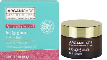 Arganicare Skin Anti-Aging cream for all skin 50ml, EAN 3701120000365