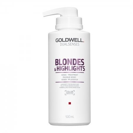 GOLDWELL Dualsenses Blondes & Highlights, 60-sekundowa kuracja neutralizująca, 500ml, EAN 4021609061236