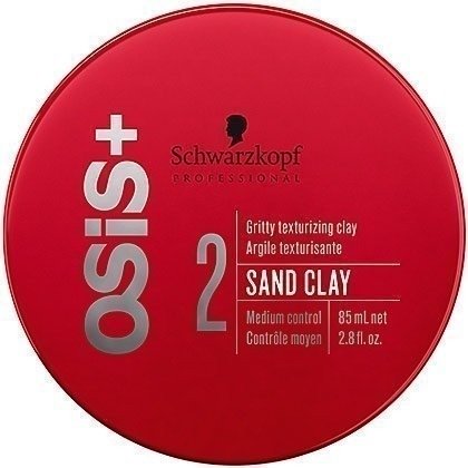 SCHWARZKOPF OSIS Sand Clay, ziarnisty matowy średnio mocny klej do nadawania tekstury 85g, EAN 4045787352030