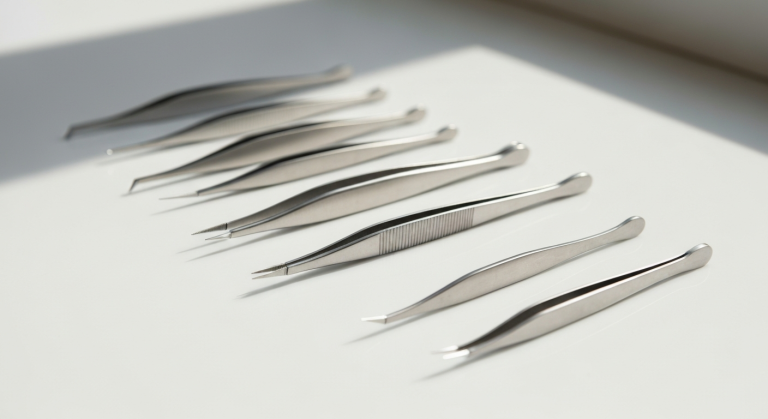 Pęseta do rzęs: Typy, kąty nachylenia i zastosowanie w metodach 1:1 oraz Volume