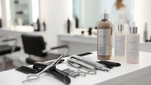 Nowoczesne akcesoria fryzjerskie i produkty do stylizacji włosów w stylu fryzura lata 80.